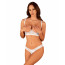 Эротический комплект Obsessive Heavenlly 2-pcs cupless set XL/2XL, открытая грудь, с доступом - [Фото 1]