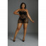 Платье-бодистокинг Moonlight Plus Model 10 XL-XXXL Black - [Фото 3]