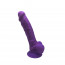 Фаллоимитатор SilexD Johnny Purple (MODEL 1 size 7in), двухслойный, силикон+Silexpan, диаметр 3,8 см - [Фото 1]