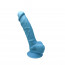 Фаллоимитатор SilexD Johnny Blue (MODEL 1 size 7in), двухслойный, силикон+Silexpan, диаметр 3,8 см - [Фото 1]