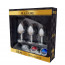 Набор металлических анальных пробок Alive Metal Plug Kit, диаметр 3,2 см / 3,5 см / 4,1 см - [Фото 1]