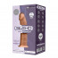 Фаллоимитатор с вибрацией SilexD Henry Vibro Flesh (MODEL 2 size 7in), двухслойный, диаметр 4,4 см - [Фото 2]
