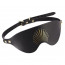 Роскошная маска на глаза Zalo Blindfolds Black - [Фото 1]