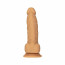 Фаллоимитатор ADDICTION Dual Density Silicone Dildo Caramel 8″, присоска, диаметр 4,3 см, вибропуля  - [Фото 1]