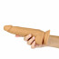 Фаллоимитатор ADDICTION Dual Density Silicone Dildo Caramel 8″, присоска, диаметр 4,3 см, вибропуля  - [Фото 5]