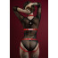 Сбруя женская Feral Feelings Body Harness Red - [Фото 2]