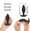 Анальная пробка Dorcel SPIRAL PLUG, диаметр 3 см, силикон - [Фото 2]
