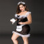 Костюм горничной JSY «Послушная Эльма» Plus Size Black, платье, передник, головной убор горничной - [Фото 3]