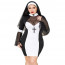 Эротический костюм монашки JSY «Грешница Лола» Plus Size Black, платье, крест, апостольник - [Фото 1]