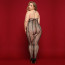 Сетчатый бодистокинг-халтер JSY «Сети Арии» Plus Size, black, комбинезон, открытый доступ - [Фото 2]