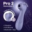 Вакуумный клиторальный стимулятор Satisfyer Pro 2 Generation 3 with Liquid Air Connect App Lilac - [Фото 1]