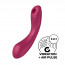 Вакуумный стимулятор с вибрацией Satisfyer Curvy Trinity 1 Red, игрушка 3в1 - [Фото 1]