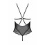Сетчатое боди с кружевным лифом Passion DELIENA BODY XXL/XXXL black - [Фото 4]