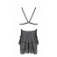 Сорочка Passion DELIENA CHEMISE XXL/XXXL black, стринги с заниженной талией - [Фото 4]