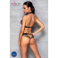 Белье с открытым доступом Passion MOONLIGHT SET XXL/XXXL black, топ, стринги - [Фото 6]