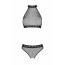 Белье с открытым доступом Passion MOONLIGHT SET XXL/XXXL black, топ, стринги - [Фото 3]