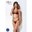 Комплект белья Passion PEONIA SET L/XL red, бра, трусики - [Фото 5]