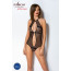 Сетчатое боди с кружевом на груди Passion SATARA BODY XXL/XXXL black - [Фото 5]