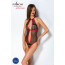 Сетчатое боди с кружевом на груди Passion SATARA BODY XXL/XXXL red - [Фото 5]