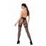 Колготки с открытым доступом, имитация чулок Passion TIOPEN 020 black 3/4 (20 den) - [Фото 2]