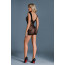 Мини-платье Caprice Lingerie Model 05 One size Black, мелкая сетка, имитация кружева - [Фото 2]