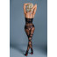Бодистокинг Caprice Lingerie Model 11 One size Black, имитация чулок, открытый доступ - [Фото 2]