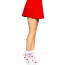 Носки женские с клубничным принтом Leg Avenue Strawberry ruffle top anklets One size, кружевные манж - [Фото 6]
