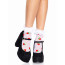 Носки женские с клубничным принтом Leg Avenue Strawberry ruffle top anklets One size, кружевные манж - [Фото 1]