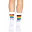 Носки женские в полоску Leg Avenue Pride crew socks Rainbow, 37–43 размер - [Фото 2]