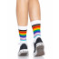 Носки женские в полоску Leg Avenue Pride crew socks Rainbow, 37–43 размер - [Фото 4]