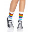 Носки женские в полоску Leg Avenue Pride crew socks Rainbow, 37–43 размер - [Фото 3]