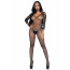 Бодистокинг Leg Avenue V Front Bodystocking One size Black, мелкая сетка, доступ - [Фото 4]