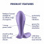 Анальная смарт-пробка с вибрацией Satisfyer Intensity Plug Purple - [Фото 6]