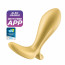 Анальная смарт-пробка с вибрацией Satisfyer Intensity Plug Gold - [Фото 1]