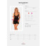 Сорочка бэби-долл с кружевом на груди Obsessive Donna Dream babydoll XS/S Black, стринги - [Фото 5]