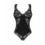Кружевное боди Obsessive Donna Dream crotchless teddy XL/2XL Black, открытый доступ - [Фото 3]