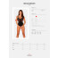 Кружевное боди Obsessive Donna Dream crotchless teddy XL/2XL Black, открытый доступ - [Фото 5]
