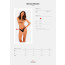 Кружевные стринги Obsessive Donna Dream thong XL/2XL Black, низкая посадка - [Фото 5]