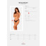 Кружевные стринги Obsessive Donna Dream crotchless thong XS/S Black, открытый доступ - [Фото 5]