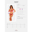 Комплект белья Obsessive Lacelove cupless 2-pcs set M/L Red, открытый доступ, открытая грудь - [Фото 5]