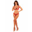 Комплект белья Obsessive Lacelove cupless 2-pcs set M/L Red, открытый доступ, открытая грудь - [Фото 6]