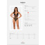 Прозрачное боди Obsessive Selinne teddy XS/S Black, мелкая сетка, двойные бретели - [Фото 5]