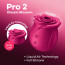 Вакуумный клиторальный стимулятор Satisfyer Pro 2 Classic Blossom - [Фото 6]