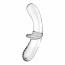 Стеклянный дилдо Satisfyer Double Crystal (Transparent) - [Фото 3]