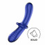 Стеклянный дилдо Satisfyer Double Crystal (light blue) - [Фото 1]