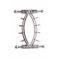 Зажим для половых губ Master Series Spread'Em Poker Vagina Clamp with Adjustable Pressure Screws - [Фото 1]