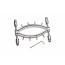 Зажим для половых губ Master Series Spread'Em Poker Vagina Clamp with Adjustable Pressure Screws - [Фото 3]