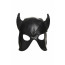 Маска Master Series Dungeon Demon Bondage Mask with Horns - Black - [Фото 2]