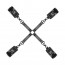 Фиксатор для рук и ног Bedroom Fantasies Hogtie & Cuffs Set 4-Way Restrant Set - [Фото 1]