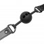 Кляп Bedroom Fantasies Ball Gag Breathable Silicone - Black - [Фото 4]